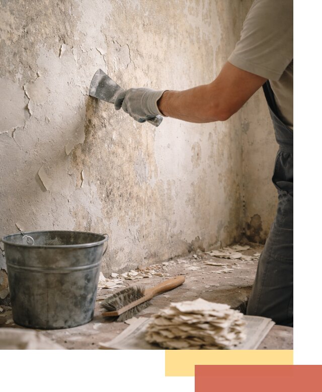 Удаление старой краски со стен в Воронеже качественно и быстро