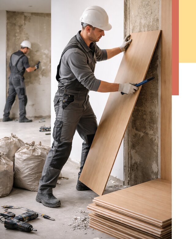 Демонтаж стеновых панелей в Воронеже от 3759 руб. за м² быстро и недорого | ОТДЕЛОЧНИК-Врн