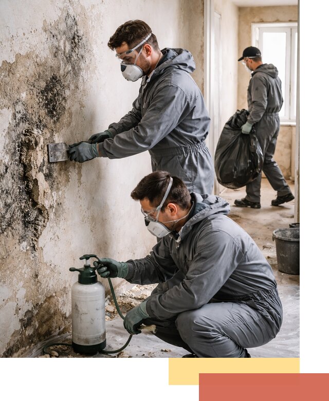 Удаление плесени со стен профессионально в Воронеже