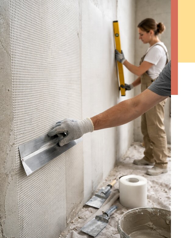 Армирование стен стеклосеткой в Воронеже от 3437 руб. под ключ | ОТДЕЛОЧНИК-Врн