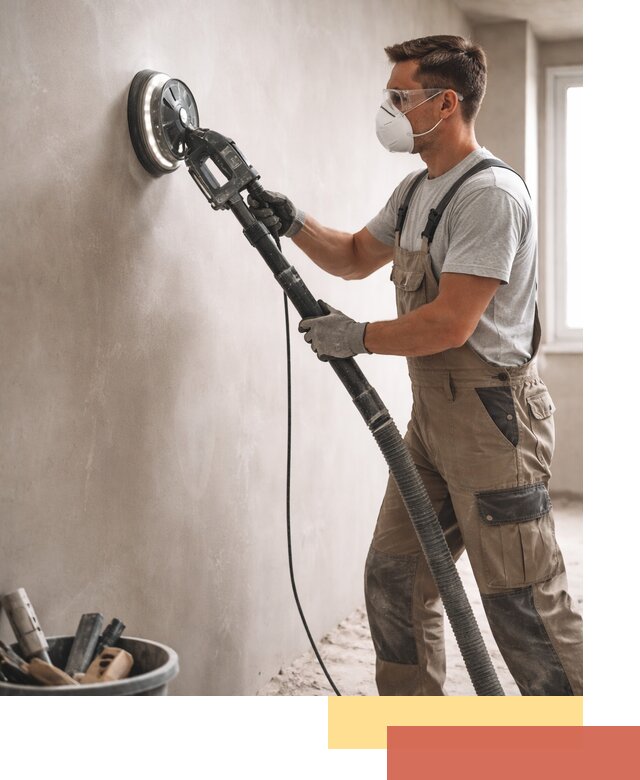 Профессиональная шлифовка стен в Воронеже быстро и качественно