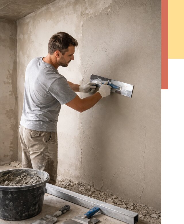 Штукатурка стен без маяков в Воронеже от 7734 руб/м2 — услуги и цена | ОТДЕЛОЧНИК-Врн