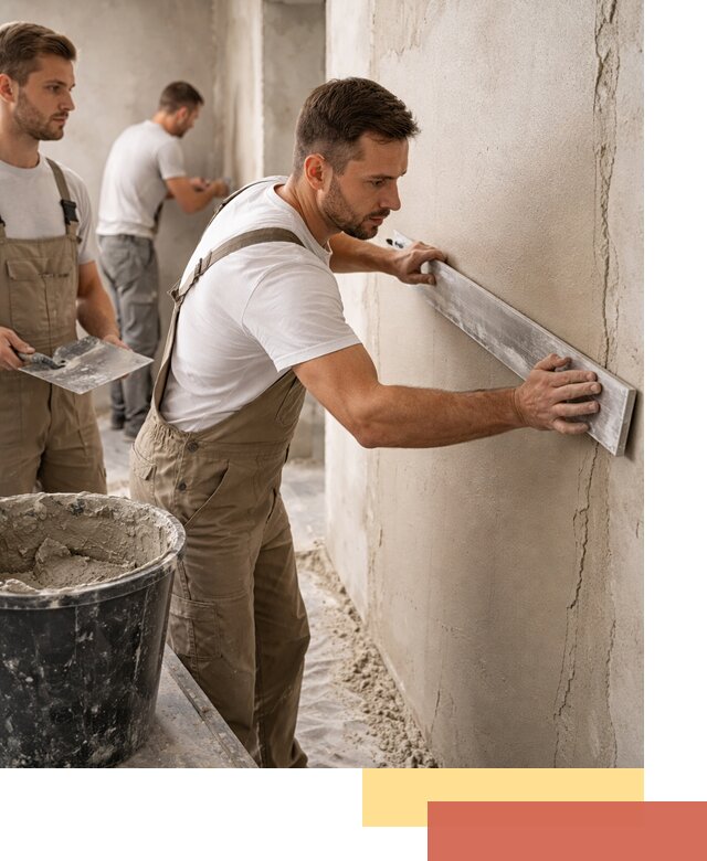 Штукатурка стен без маяков в Воронеже быстро и качественно