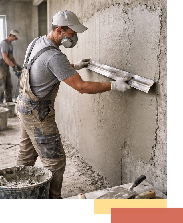 Штукатурка бетонных стен в Воронеже качественно и долговечно