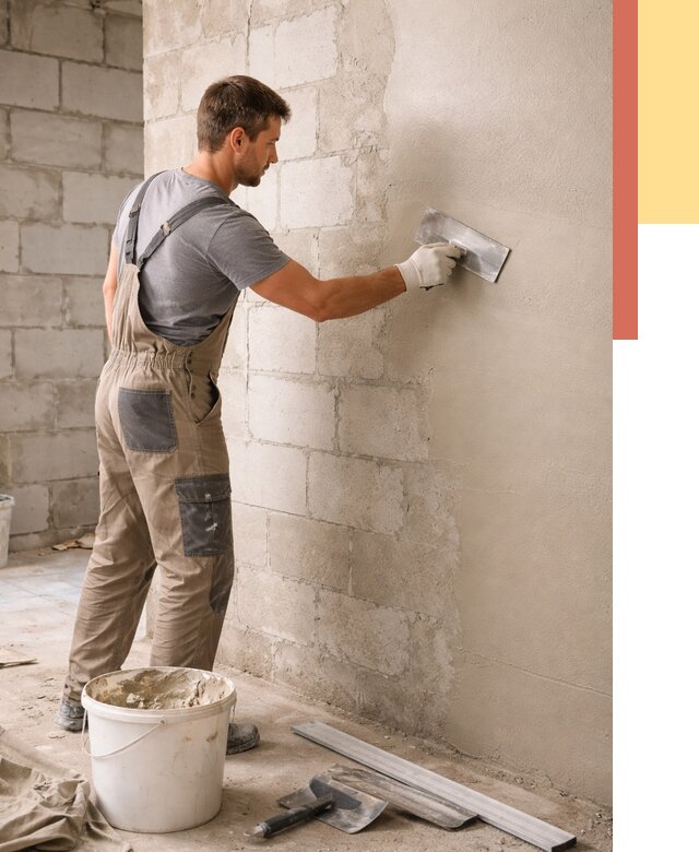 Штукатурка стен из газобетона в Воронеже от 2256 руб./м2 — быстро и недорого | ОТДЕЛОЧНИК-Врн