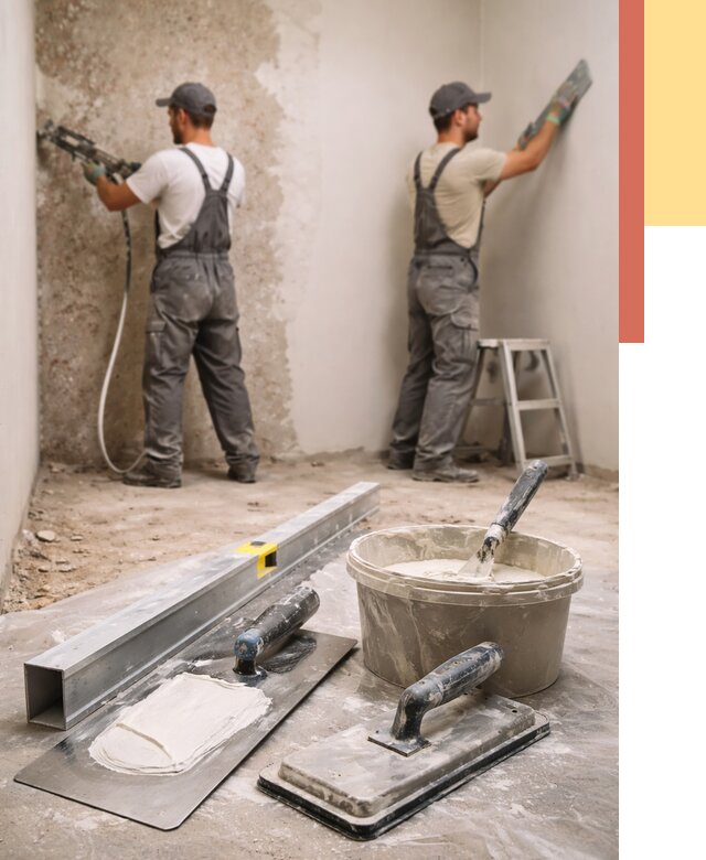 Штукатурка стен под обои в Воронеже от 4833 руб./м2 — выравнивание под обои | ОТДЕЛОЧНИК-Врн