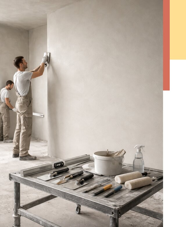 Штукатурка стен под покраску в Воронеже от 4833 руб./м² — качественно и недорого | ОТДЕЛОЧНИК-Врн