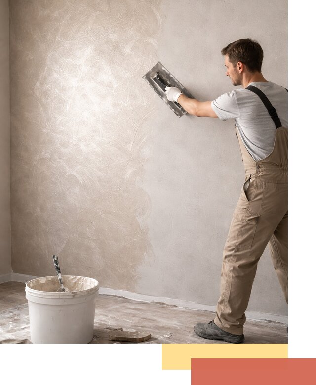 Декоративная штукатурка «Мокрый шелк» под ключ в Воронеже