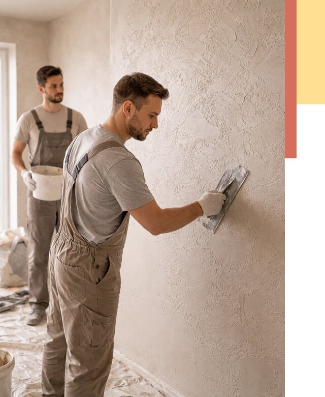 Фактурная штукатурка стен в Воронеже от 4511 руб./м² — заказать под ключ | ОТДЕЛОЧНИК-Врн