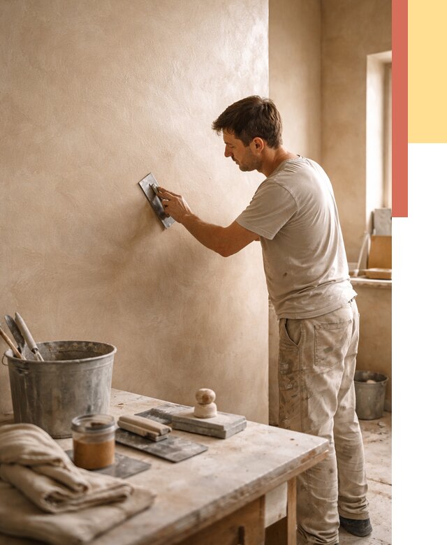 Марокканская штукатурка таделакт в Воронеже под ключ от 4511 руб. | ОТДЕЛОЧНИК-Врн