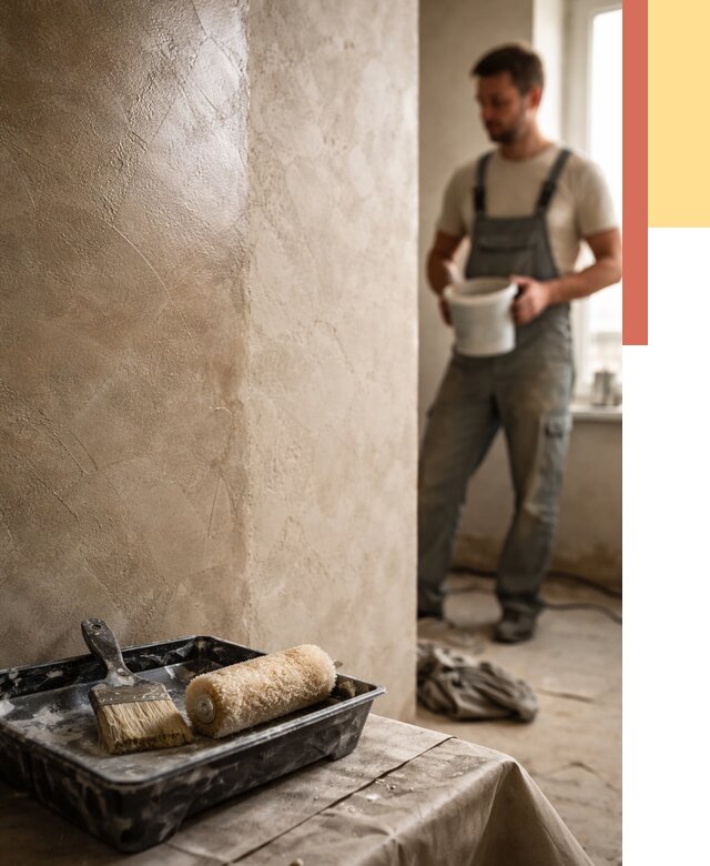 Нанесение воска на штукатурку в Воронеже от 3759 руб. | Услуги ОТДЕЛОЧНИК-Врн