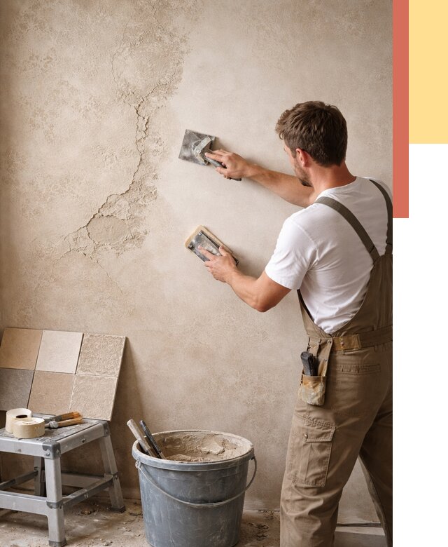 Ремонт декоративной штукатурки в Воронеже от 4833 руб. под ключ | ОТДЕЛОЧНИК-Врн