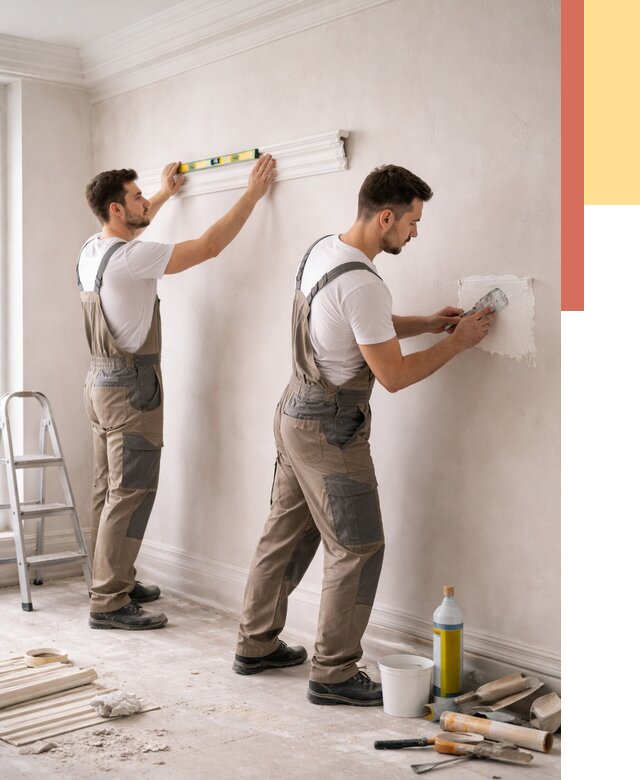 Монтаж лепнины на стены в Воронеже от 4833 руб. — недорого, быстро | ОТДЕЛОЧНИК-Врн