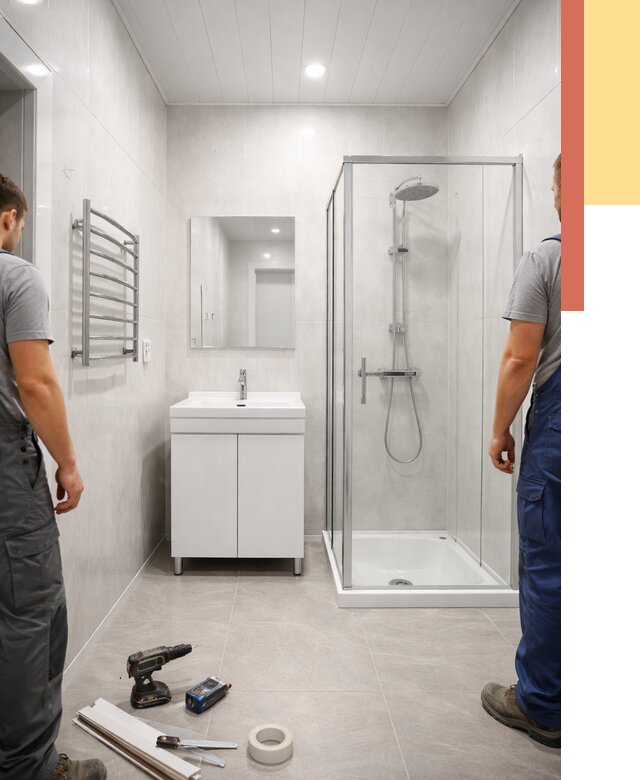 Отделка ванной комнаты панелями ПВХ в Воронеже от 4833 руб. за м2 | ОТДЕЛОЧНИК-Врн