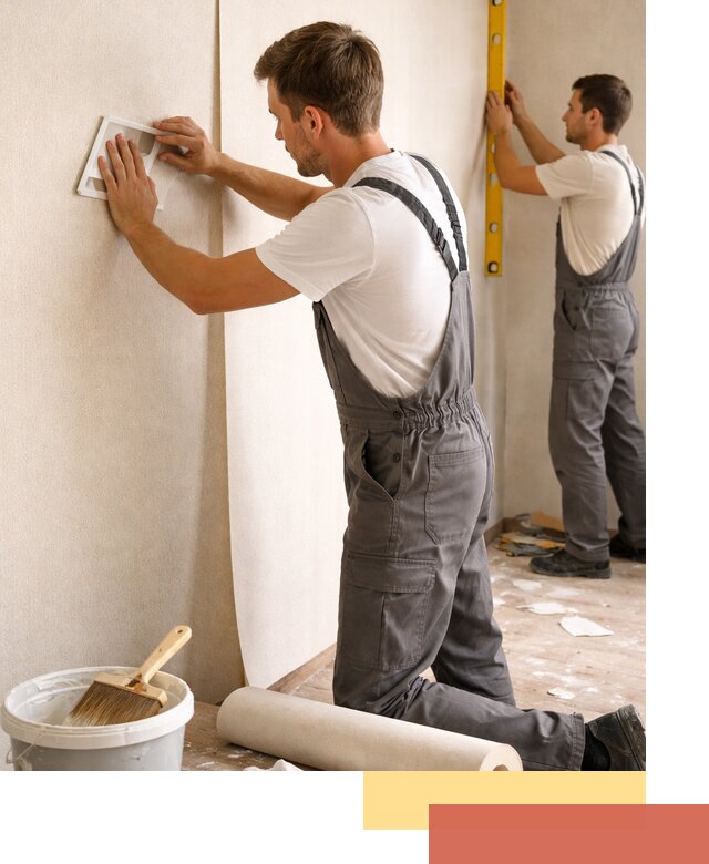 Поклейка бумажных обоев в Воронеже качественно и недорого