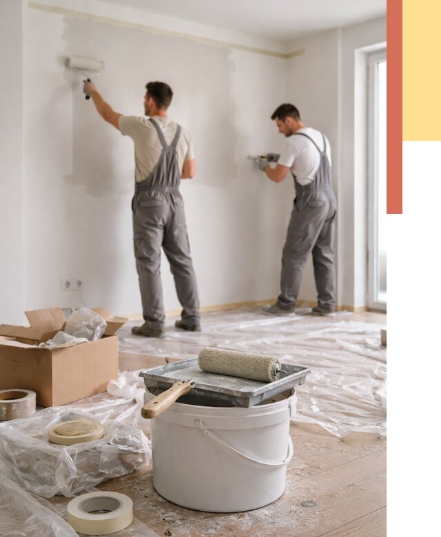 Покраска стен в квартире в Воронеже от 2685 руб/м2 — быстро и недорого | ОТДЕЛОЧНИК-Врн