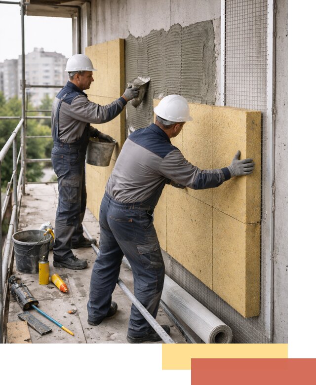 Утепление стен зданий и домов в Воронеже качественно и надежно