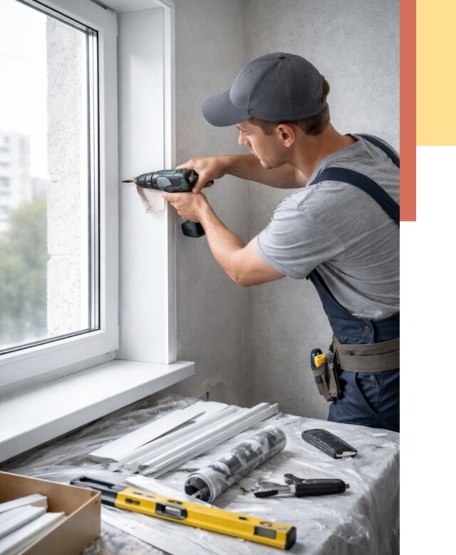 Установка пластиковых откосов в Воронеже от 2417 руб. | ОТДЕЛОЧНИК-Врн монтаж, быстро и недорого