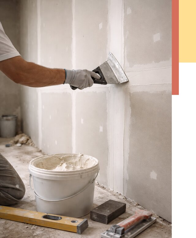 Шпаклевка перегородок из гипсокартона в Воронеже от 2685 руб. — услуги ОТДЕЛОЧНИК-Врн