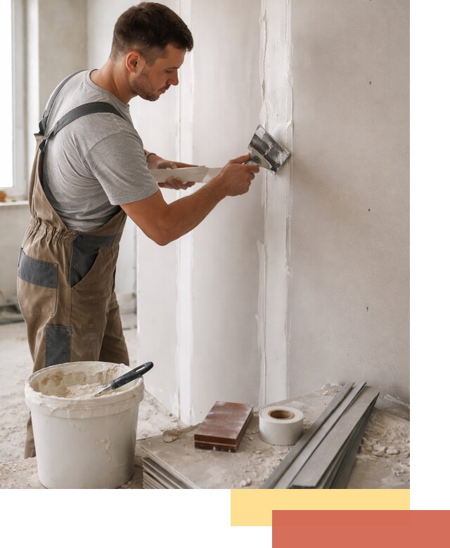 Шпаклевка перегородок из гипсокартона в Воронеже качественно и быстро