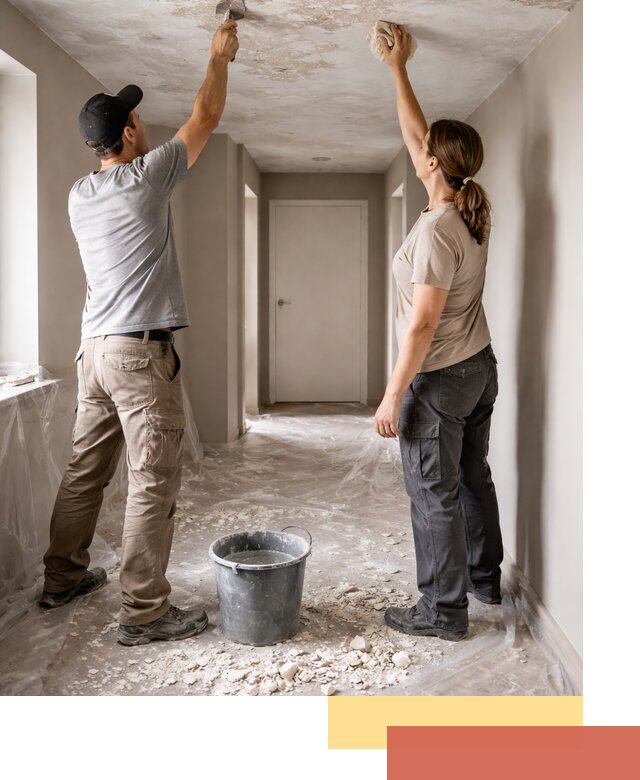 Удаление побелки с потолка в Воронеже — быстро и аккуратно