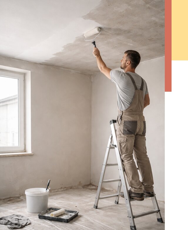 Грунтовка потолка в Воронеже от 2685 руб. — быстро и недорого | ОТДЕЛОЧНИК-Врн