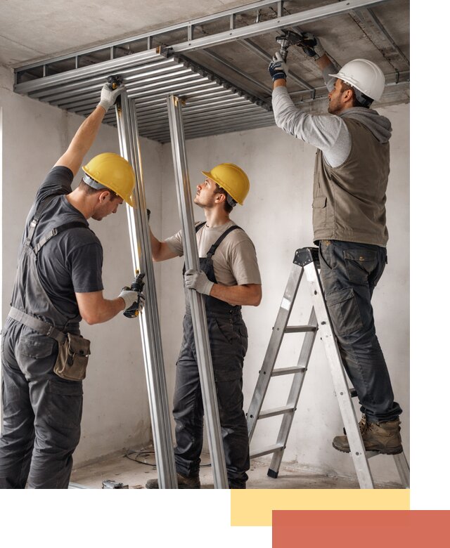 Монтаж реечного потолка под ключ в Воронеже