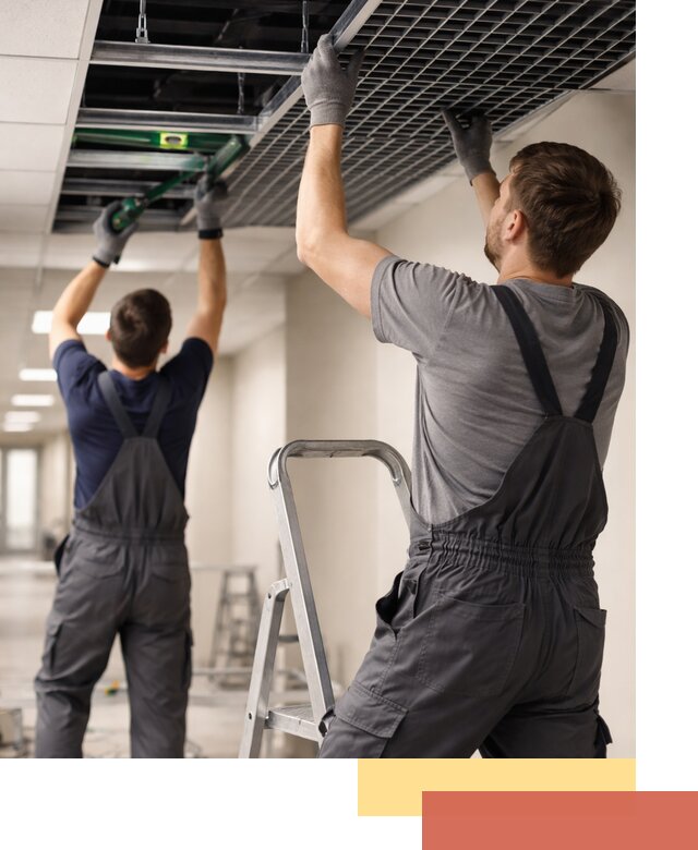 Монтаж потолка Грильято в Воронеже: установка под ключ качественно