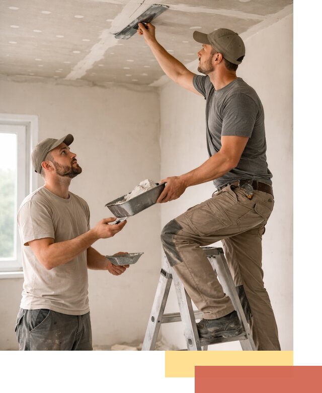 Шпаклевка потолка из гипсокартона в Воронеже качественно и быстро