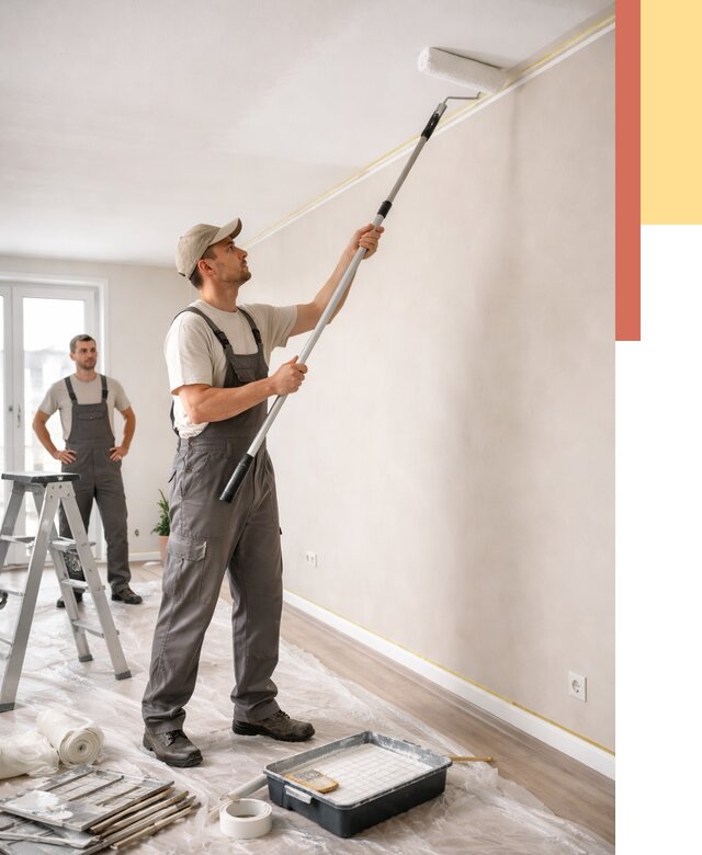 Покраска потолка из гипсокартона в Воронеже от 4833 руб./м2 — услуги под ключ | ОТДЕЛОЧНИК-Врн