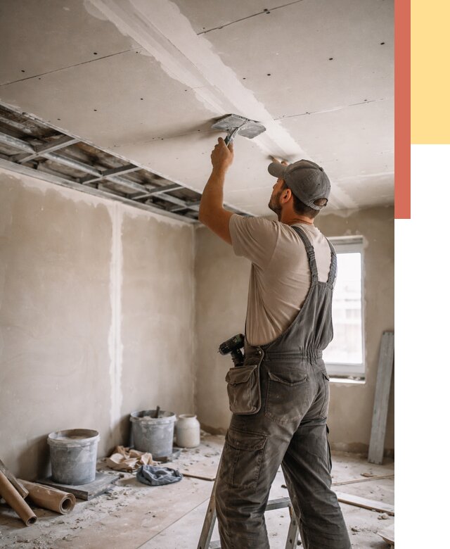 Ремонт потолка из гипсокартона в Воронеже от 698 руб./м² — быстро и недорого | ОТДЕЛОЧНИК-Врн