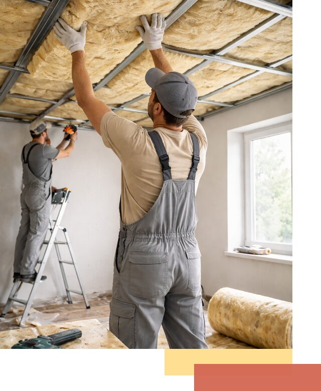 Утепление потолка под ключ в Воронеже качественно и быстро