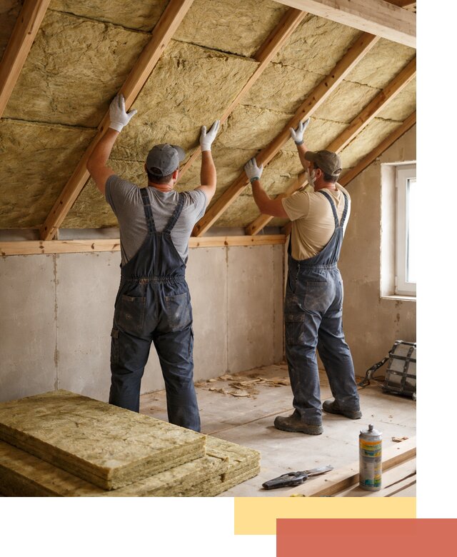 Утепление потолка минеральной ватой в Воронеже