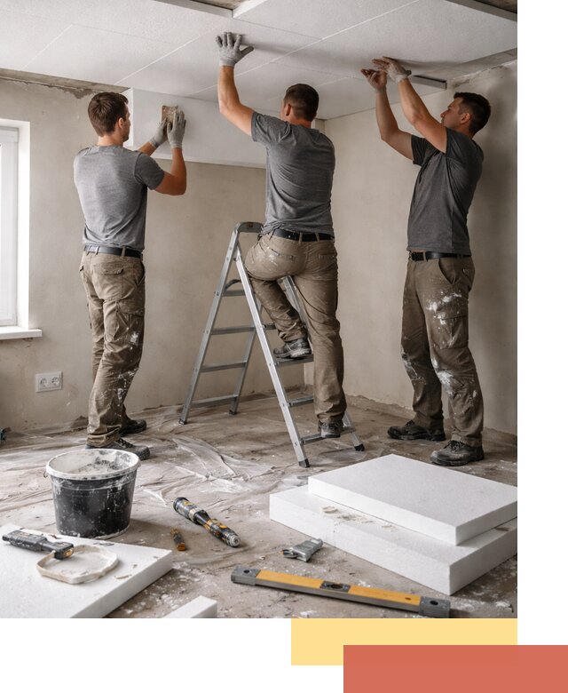 Утепление потолка пенопластом в Воронеже быстро и качественно