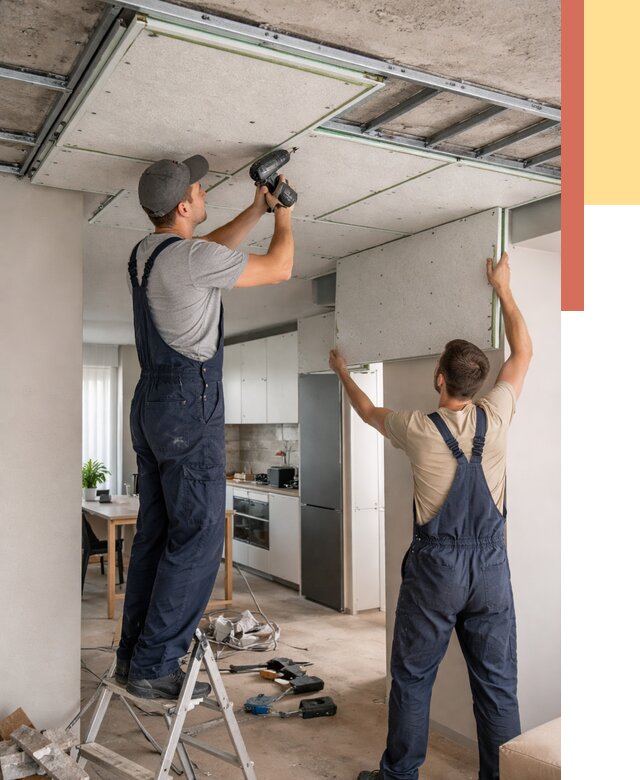 Шумоизоляция потолка панелями зипс в Воронеже от 1987 руб. под ключ | ОТДЕЛОЧНИК-Врн